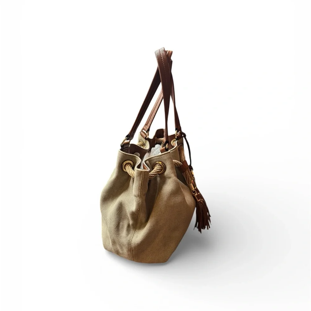 Michael Kors Beige and Brown Tote